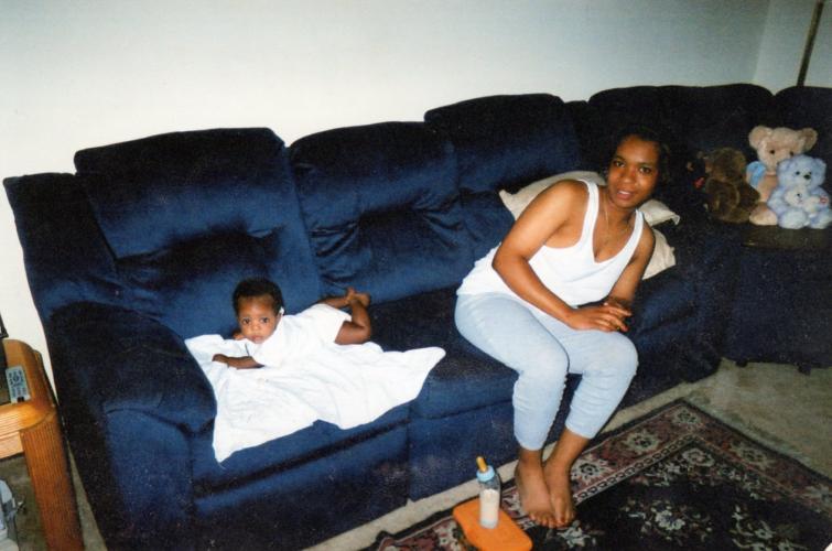 ME AND YOU BABY JAY ON THE COUCH